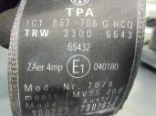 Recambio de cinturon seguridad delantero derecho para volkswagen new beetle (9c1/1c1) 1.9 tdi referencia OEM IAM 1C1857706G  