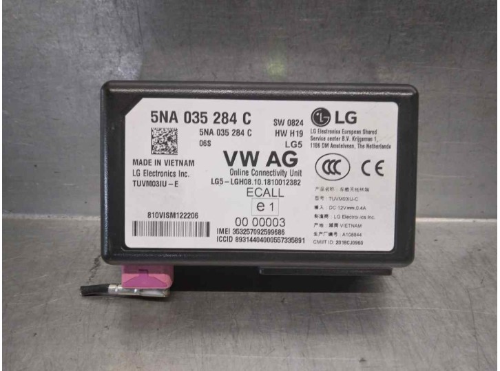 Recambio de modulo electronico para skoda karoq (nu) 125 aniversario referencia OEM IAM 5NA035284C 