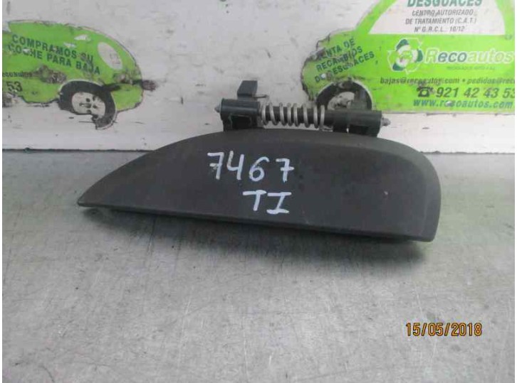 Recambio de maneta exterior trasera izquierda para dacia sandero ii 0.9 tce cat referencia OEM IAM 806070421R  
