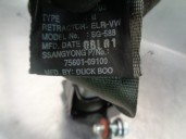 Recambio de cinturon seguridad trasero izquierdo para ssangyong kyron 200 xdi limited referencia OEM IAM 7560109100  5 PUERTAS