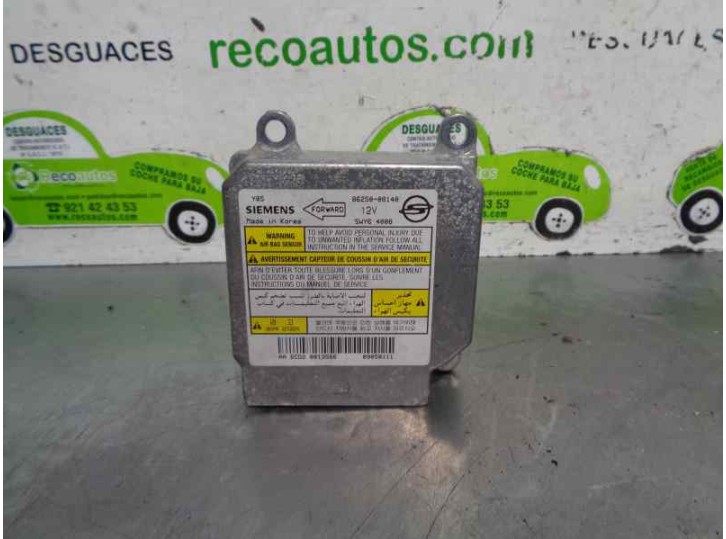 Recambio de centralita airbag para ssangyong rexton 2.7 turbodiesel cat referencia OEM IAM 8625008140 5WY64008 