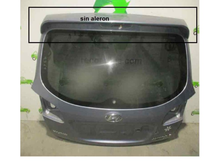 Recambio de porton trasero para hyundai santa fe (bm) 2.2 crdi cat referencia OEM IAM 737002B030 AZUL 5 PUERTAS