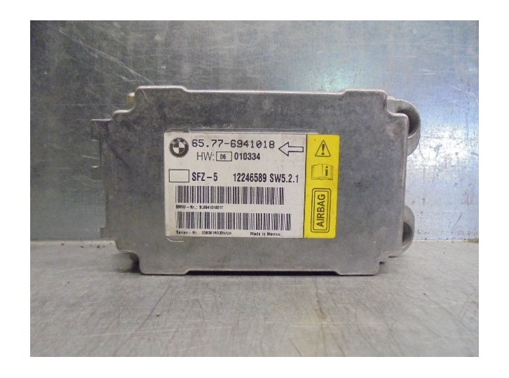 Recambio de centralita airbag para bmw serie 5 berlina (e60) 3.0 turbodiesel cat referencia OEM IAM 65776941018 12246589 