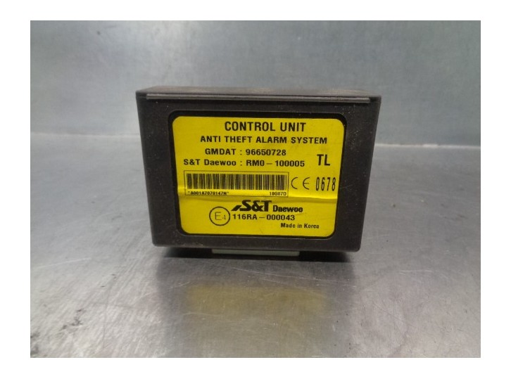 Recambio de modulo electronico para chevrolet aveo 1.4 cat referencia OEM IAM 96650728 100005 DAEWOO