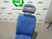 Recambio de asiento delantero derecho para opel agila básico referencia OEM IAM TELA AZUL Y ROJA 5 PUERTAS
