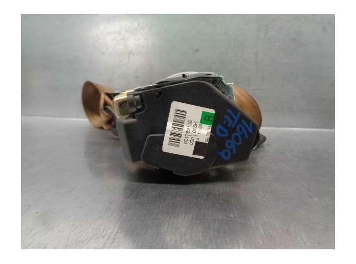 Replacement rear right seatbelt for Audi A8 (4E2) 3.0 TDI Quattro OEM IAM reference 4E0857806B WITH PRETENSIONER 4 