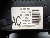 Recambio de pantalla multifuncion para opel astra h ber. 1.6 16v referencia OEM IAM 13253694 