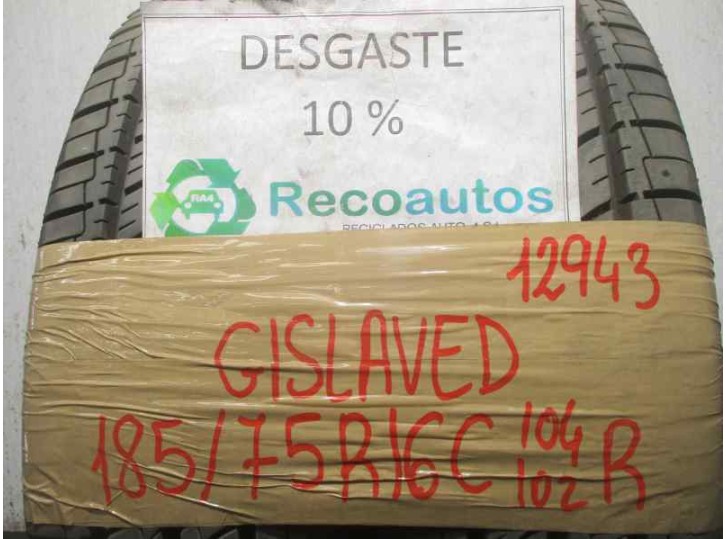 Recambio de neumatico gislaved para ford transit caja cerrada, larga (fy) (2000 =>) 2.4 tde cat referencia OEM IAM 18575R16C104-