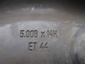 Recambio de llanta para fiat palio weekend (178) 1.2 cat referencia OEM IAM 46467827 R145.00BX14HET44 HIERRO