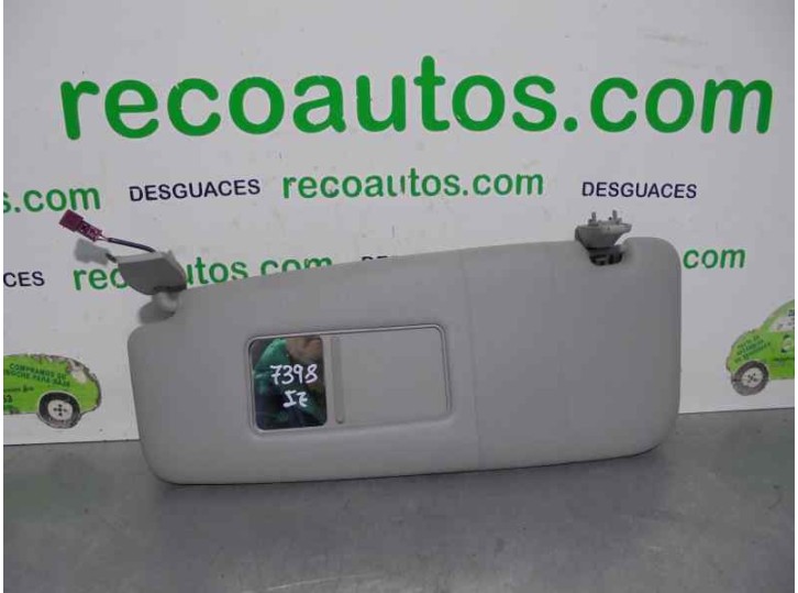 Recambio de parasol izquierdo para bmw serie 5 berlina (e60) 2.5 24v turbodiesel cat referencia OEM IAM 
