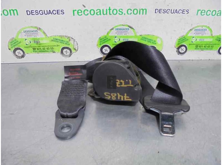 Replacement rear left seat belt for Peugeot 406 Coupe (S1/S2) 2.2 HDi FAP CAT OEM IAM reference 046003 2 DOO