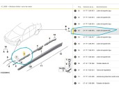 Recambio de refuerzo lateral para bmw 3 (f30, f80) 330 e referencia OEM IAM 51777256916 51777256916 