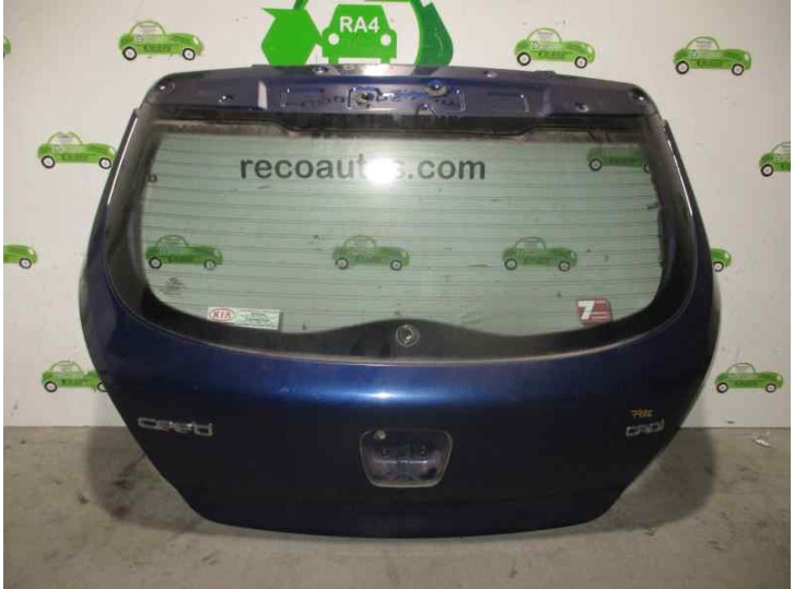 Recambio de porton trasero para kia cee´d 1.6 crdi cat referencia OEM IAM 737001H000 AZUL 3 PUERTAS