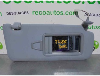 Recambio de parasol derecho para kia cee´d 1.6 crdi cat referencia OEM IAM 852021H010ED 