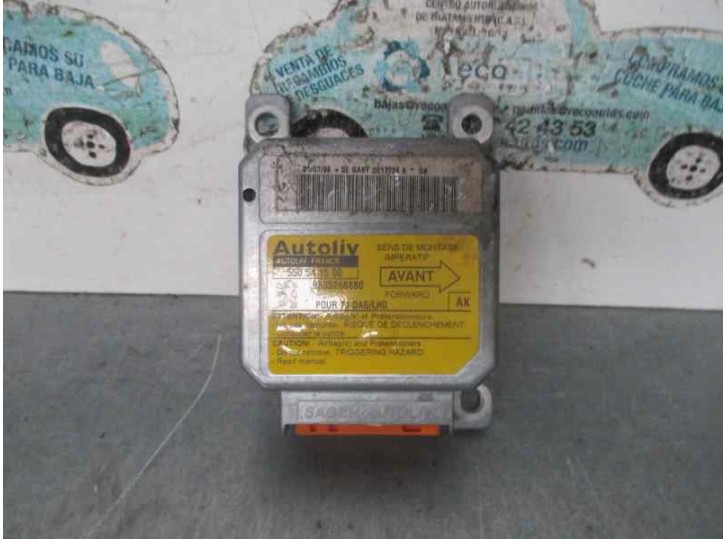 Recambio de centralita airbag para peugeot 206 berlina 1.9 diesel referencia OEM IAM 963568880  