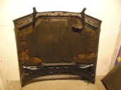Recambio de capot para mercedes-benz clase s (w126) berlina+coupe sel 500 referencia OEM IAM GRIS OSCURO 