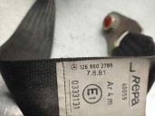 Recambio de cinturon seguridad delantero izquierdo para mercedes-benz clase s (w126) berlina+coupe sel 500 referencia OEM IAM 4 
