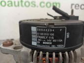 Recambio de alternador para chrysler voyager (gs) 2.5 turbodiesel referencia OEM IAM 38522294F 0123510106 BOSCH