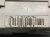 Recambio de cuadro instrumentos para mercedes-benz slk (r170) 320 (170.465) referencia OEM IAM A1705405811 A1705404511 110080095