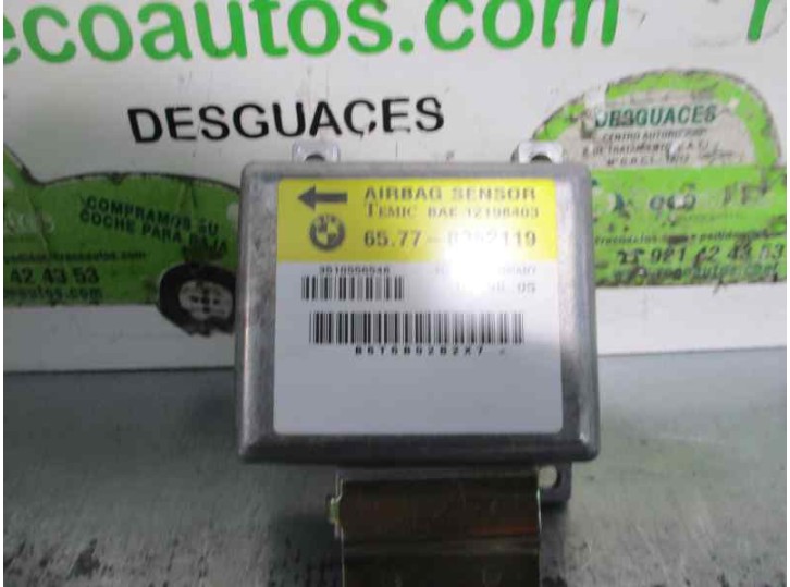 Recambio de centralita airbag para bmw serie 3 compacto (e36) 1.6 cat referencia OEM IAM 65778362119 12198403 
