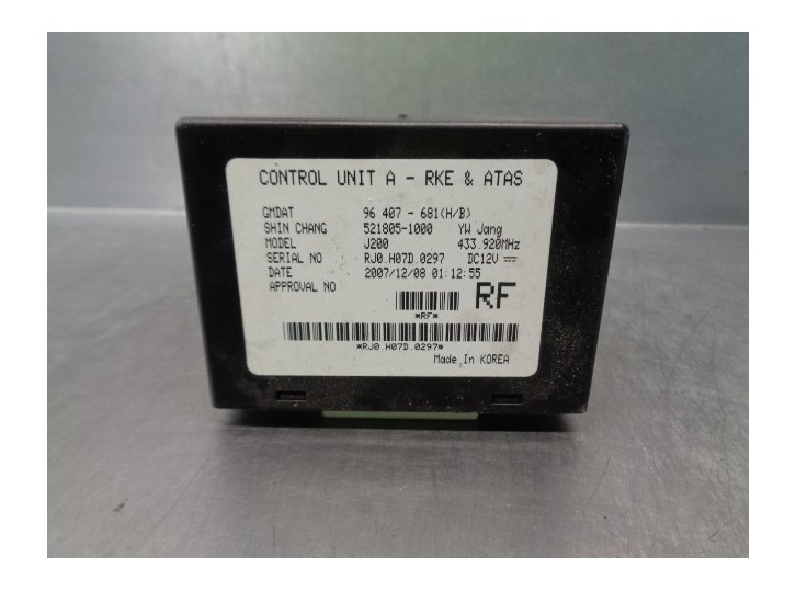 Recambio de modulo electronico para chevrolet lacetti 1.4 cat referencia OEM IAM 96407681 
