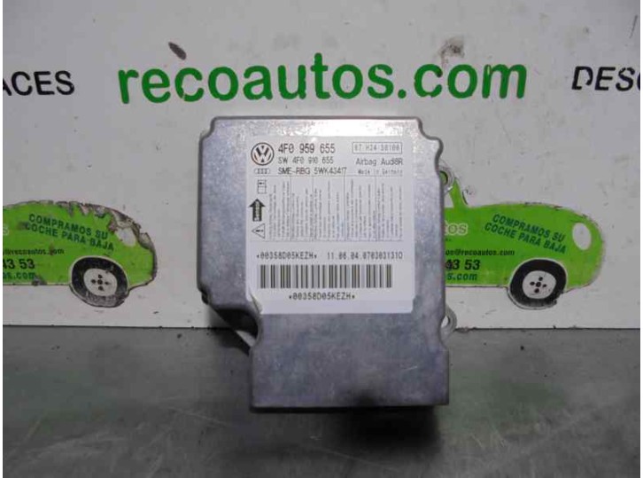 Recambio de centralita airbag para audi a6 berlina (4f2) 3.0 tdi quattro (165kw) referencia OEM IAM 4F0910655EFKZ 5WK43417 