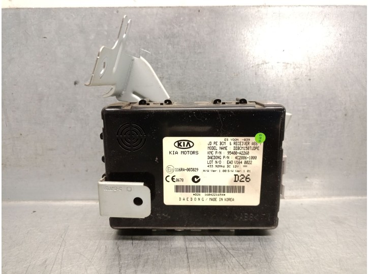 Recambio de modulo electronico para kia cee´d (jd) 1.6 crdi 136 referencia OEM IAM 95400A2260  