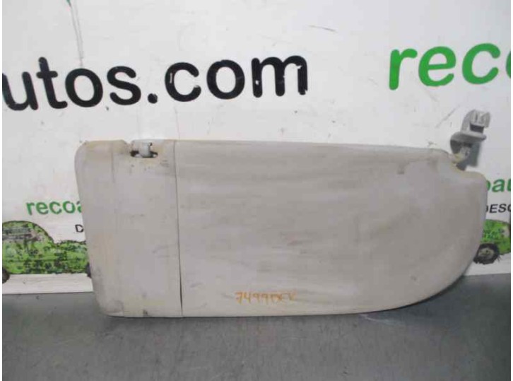 Recambio de parasol derecho para volkswagen caddy ka/kb (2k) 1.9 tdi (bsu) referencia OEM IAM 2K0857552  