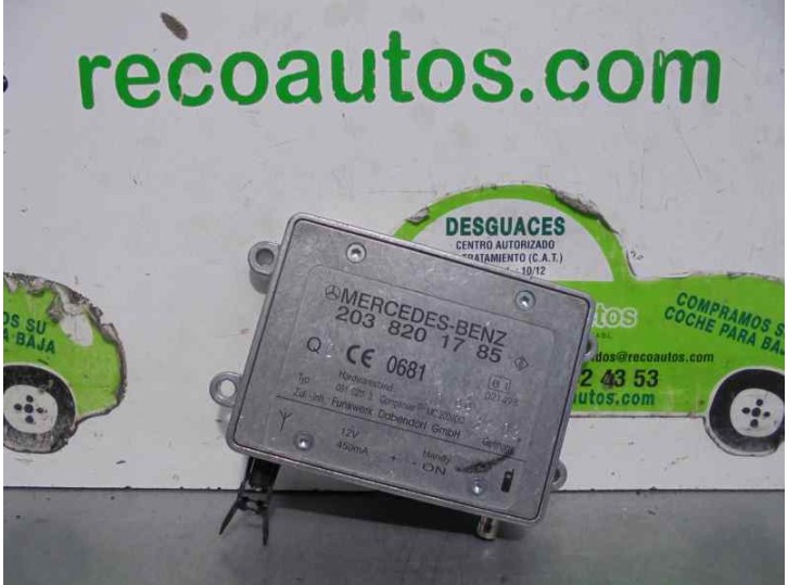 Recambio de amplificador para mercedes-benz clase m (w163) 4.0 cdi 32v cat referencia OEM IAM A2038201785  