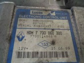 Recambio de centralita motor uce para renault kangoo (f/kc0) 1.9 diesel referencia OEM IAM 7700868300 7700114868 