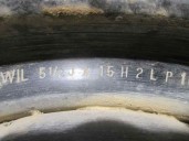 Recambio de llanta para tata telco sport 1.9 referencia OEM IAM 265440100149 R1551/2JX15H2-44.5 HIERRO