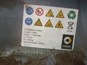 Recambio de bateria para smart fortwo coupé (453) electric drive / eq (453.391) referencia OEM IAM 295101339R A7893403722 