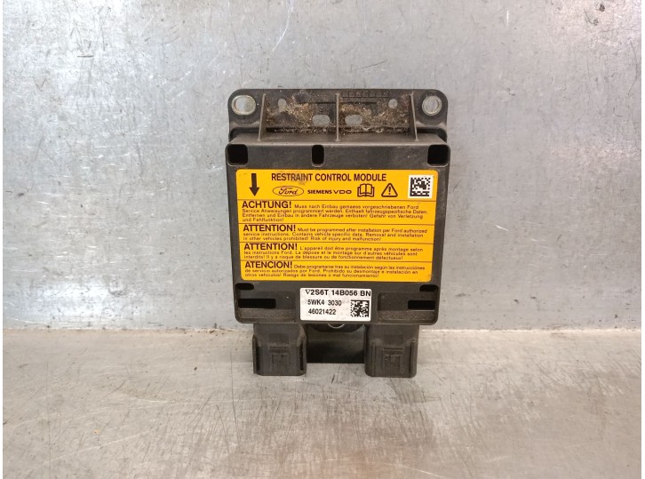Recambio de centralita airbag para ford fiesta (cbk) 1.4 tdci cat referencia OEM IAM 2S6T14B056BN  5WK430303 SIEMENS