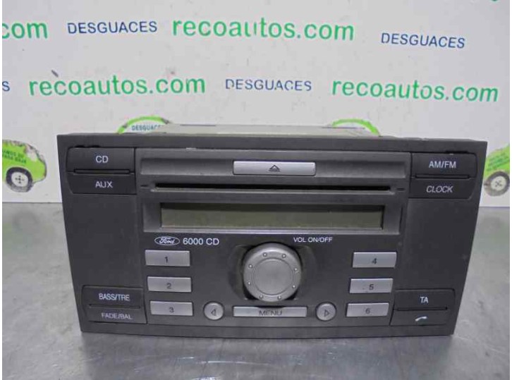 Replacement audio system / CD radio for Ford Transit closed box van '06 2.2 TDCi CAT OEM IAM reference 6C1T18C815AH 
