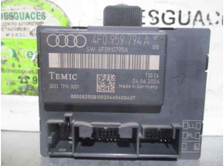 Recambio de modulo electronico para audi a6 berlina (4f2) 3.0 tdi quattro (165kw) referencia OEM IAM 4F0959749A  