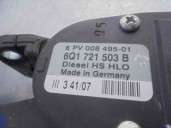 Recambio de potenciometro pedal para seat ibiza (6l1) 1.4 tdi referencia OEM IAM 6Q1721503B 6PV00849501 HELLA