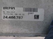 Recambio de intercooler para opel combo (corsa c) 1.3 16v cdti cat (z 13 dt / ln9) referencia OEM IAM 24466787 93957 BEHR