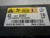 Recambio de centralita airbag para opel insignia berlina 2.0 cdti cat referencia OEM IAM 13575447 404376B6 