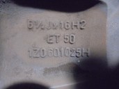 Recambio de llanta para skoda octavia combi (1z5) 1.9 tdi referencia OEM IAM 1Z0601025H R16612JX16H2ET50 ALUMINIO 5P