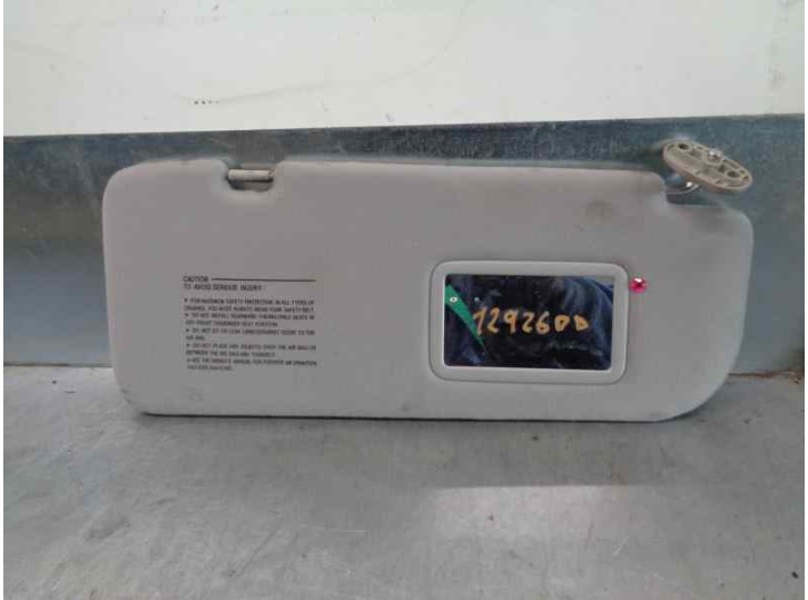 Recambio de parasol derecho para tata telco sport 1.9 referencia OEM IAM 3374887  