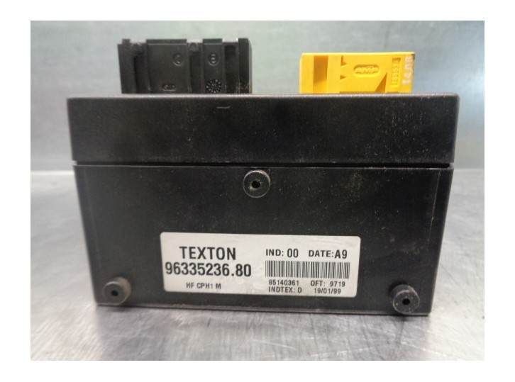 Replacement electronic module for Citroën Xsara Berlina 1.9 D SX OEM IAM reference 9633523680 85140361 TEXTON