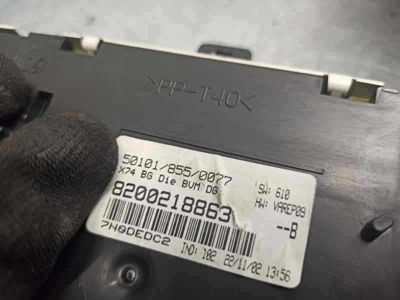 Recambio de cuadro instrumentos para renault laguna ii (bg0) 1.9 dci diesel referencia OEM IAM 8200218863 501018550077 