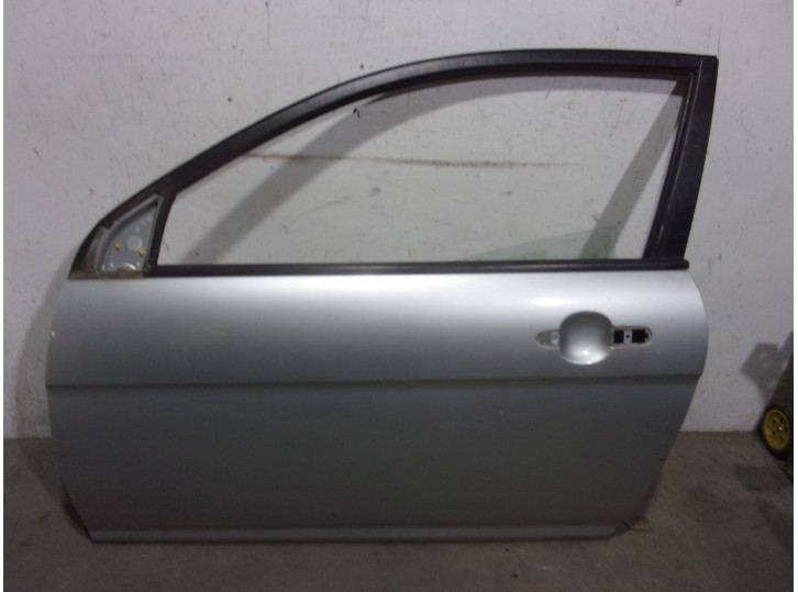 Replacement front left door for Hyundai Accent (MC) 1.5 CRDi cat OEM IAM reference 760031E210 GREY 3 DOORS