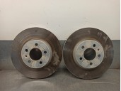 Replacement front brake disc for seat ibiza (kj1) 1.0 tsi OEM IAM reference 2Q0615301H 