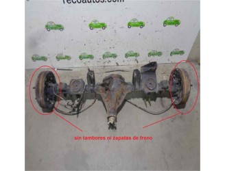 Replacement rear axle for Tata Safari Ex Safari 2.0 OEM IAM reference TAMBOR 5 AGUJEROS BURRA 25