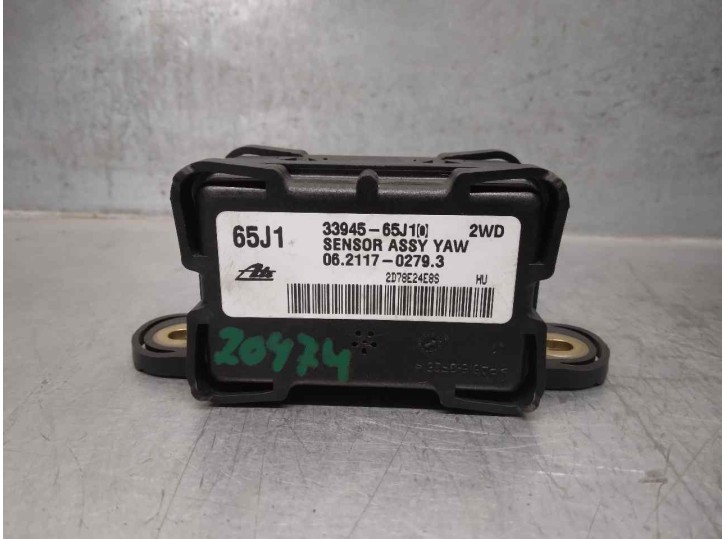 Replacement steering angle sensor for Suzuki Splash A5B 1.0 12V cat OEM IAM reference 3394565J10 06211702793 ATE