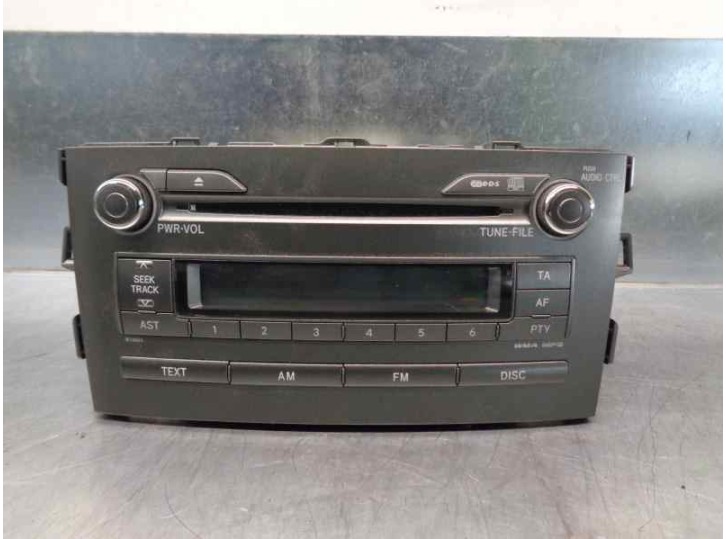 Recambio de sistema audio / radio cd para toyota auris 1.4 turbodiesel cat referencia OEM IAM 8612002520 