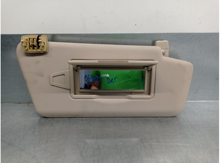Replacement right sun visor for Mercedes-Benz GLK Class (W204) GLK GLK 220 CDi BE (204.902) OEM IAM reference 