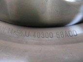 Recambio de llanta para nissan sunny berlina (n14) 1.6 16v cat referencia OEM IAM 4030058A00 R14X51/2JJ 