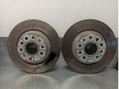 Recambio de disco freno trasero para skoda superb (3v3) 2.0 tdi referencia OEM IAM 3Q0615601 